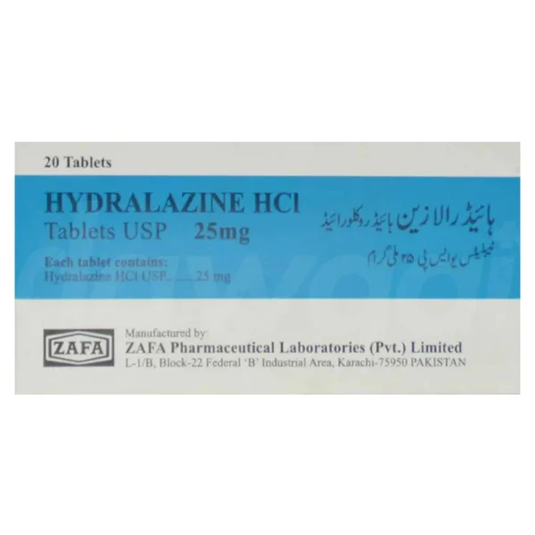 Hydralazine Tablets 25Mg