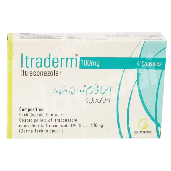 Itraderm 100Mg Capsule