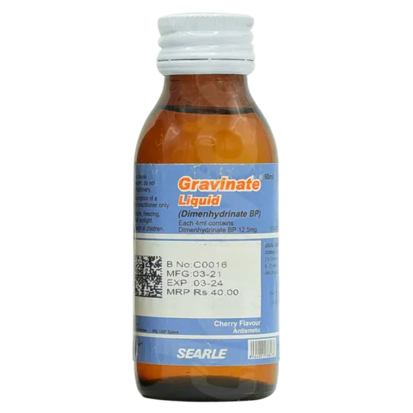 Gravinate 60Ml Liquid 12.5Mg/4Ml