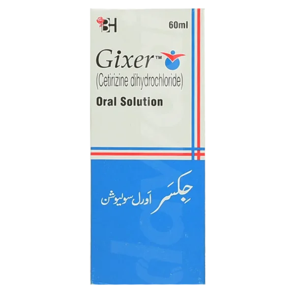 Gixer 60Ml Syrup 1Mg/Ml