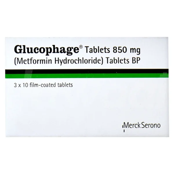 Glucophage Tablets 850Mg