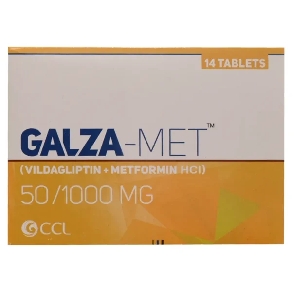 Galza-Met Tablets 50Mg/1000Mg