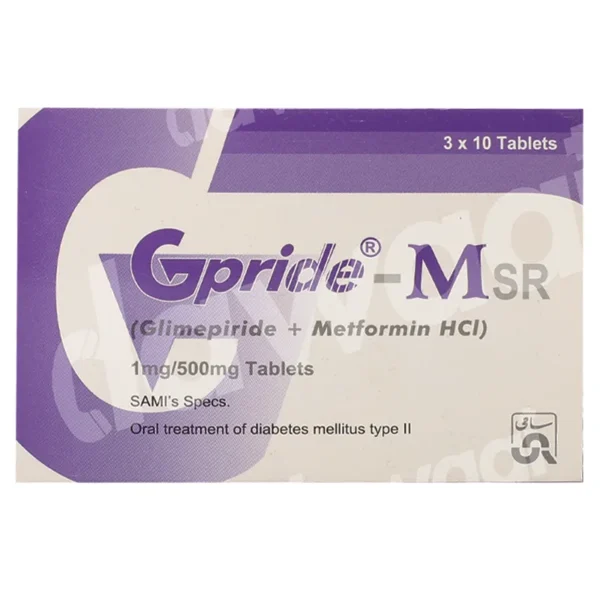 Gpride-M Sr Tablets 1Mg/500Mg