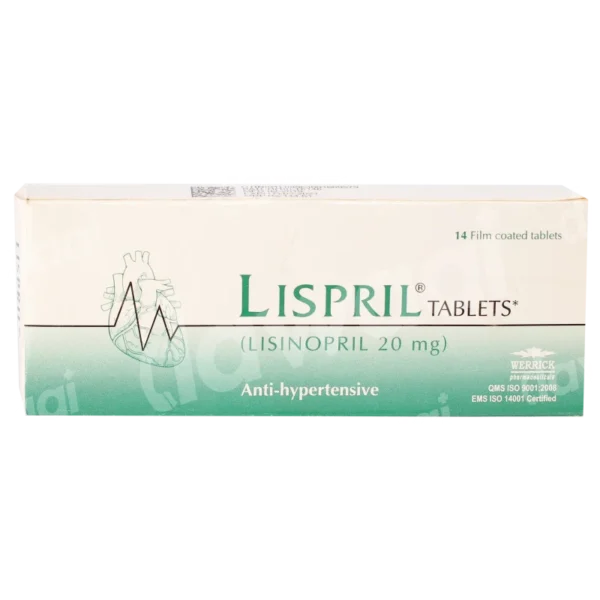 Lispril Tablets 20Mg