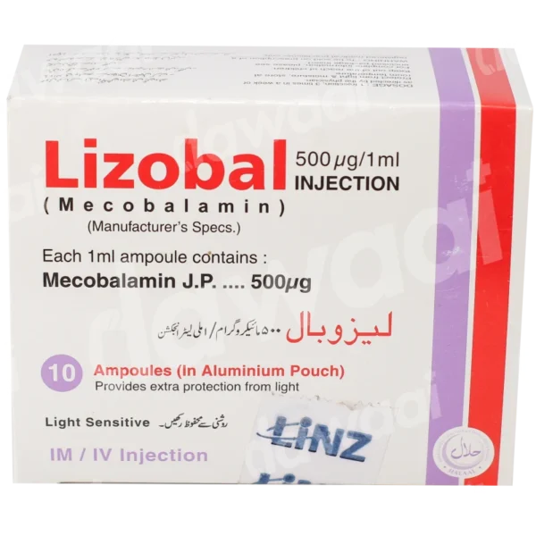 Lizobal 500Mcg Injection 10 Amp