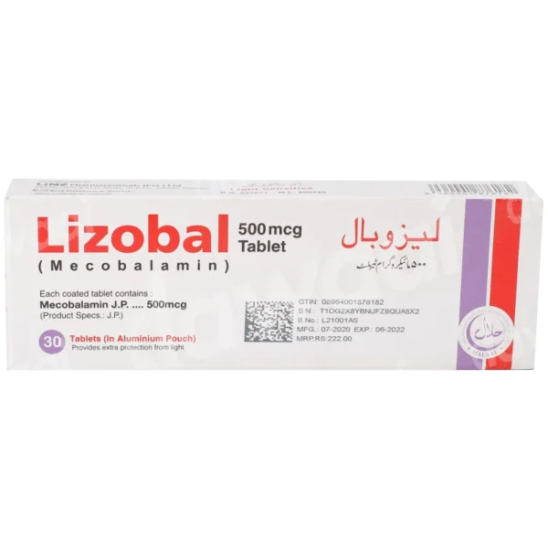 Lizobal 500Mcg Tablet