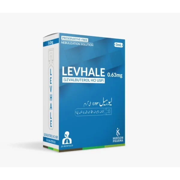 Levhale Respules(0.63Mg/3Ml) 20'S Nebulizer Solution 1'S