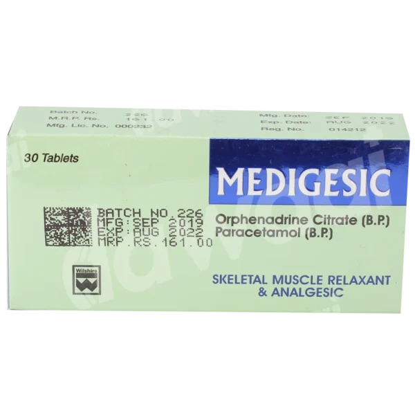 Medigesic Tablets 35Mg/450Mg