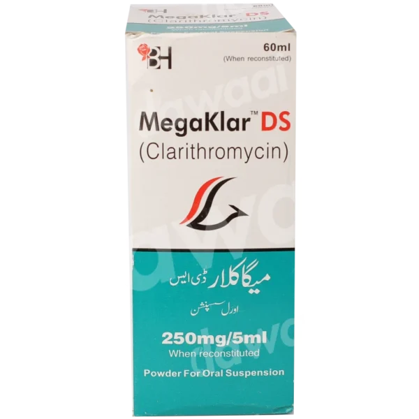 Megaklar Ds 60Ml Suspension 250Mg/5Ml