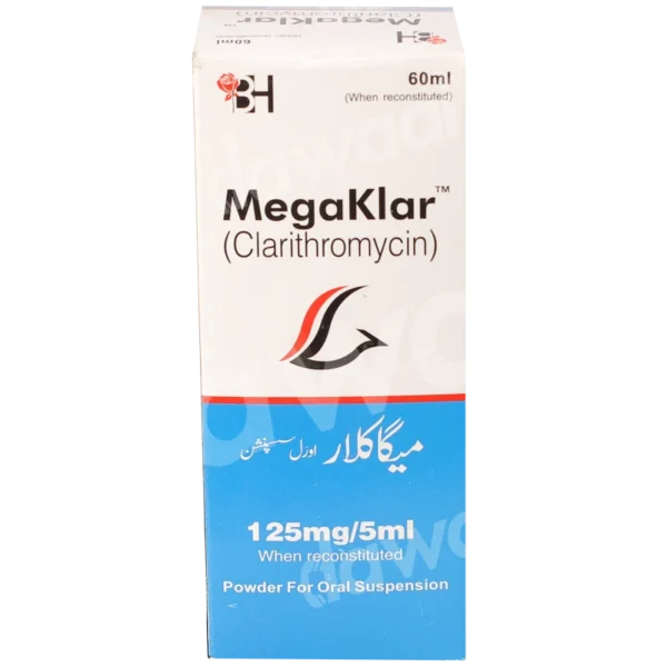 Megaklar 60Ml Suspension 125Mg/5Ml