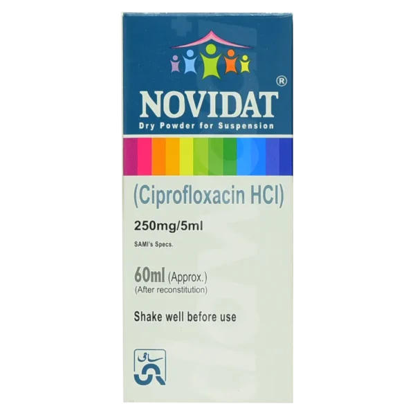 Novidat 60Ml Suspension 250Mg/5Ml