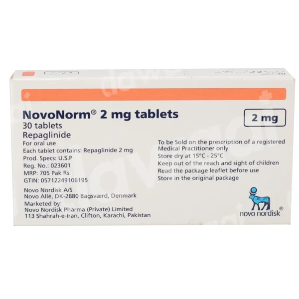 Novonorm Tablets 2Mg