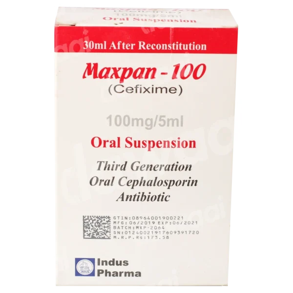 Maxpan-100 30Ml Oral Suspension 100Mg/5Ml