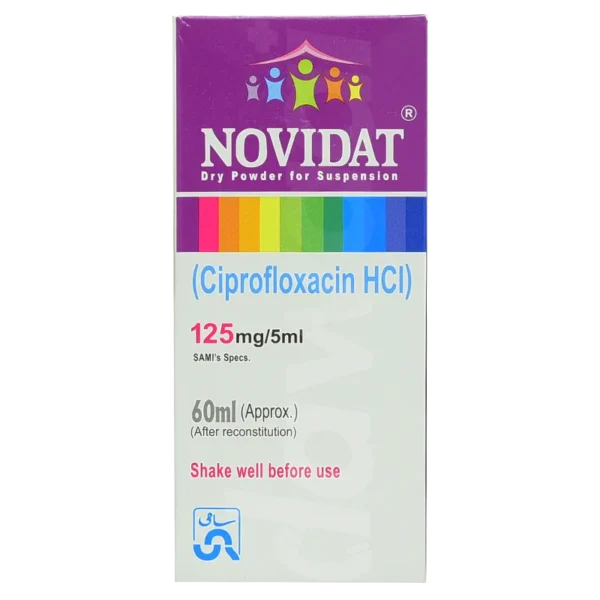 Novidat 60Ml Suspension 125Mg/5Ml