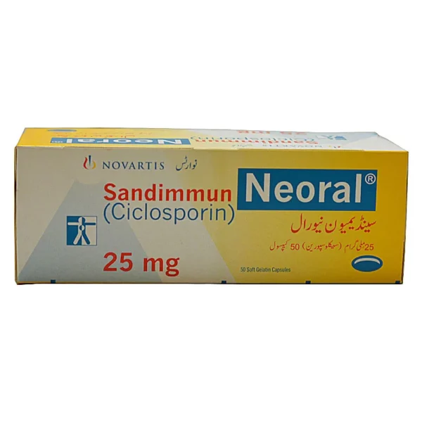 Sandimmun Neoral Capsules 25Mg