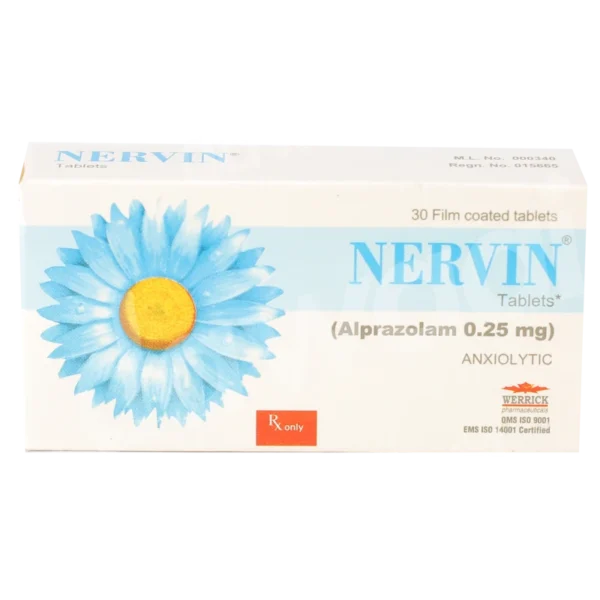 Nervin Tablets 0.25Mg