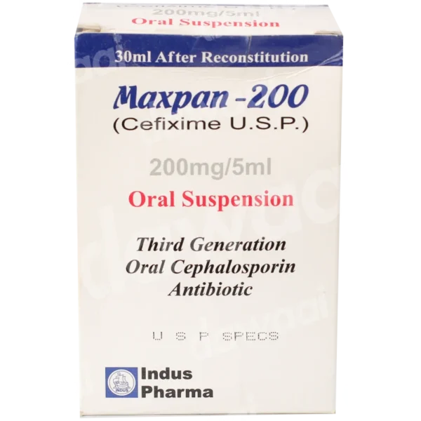 Maxpan-200 30Ml Oral Suspension 200Mg/5Ml