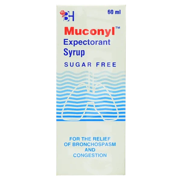 Muconyl Expectorant Sugar Free Syrup 60Ml