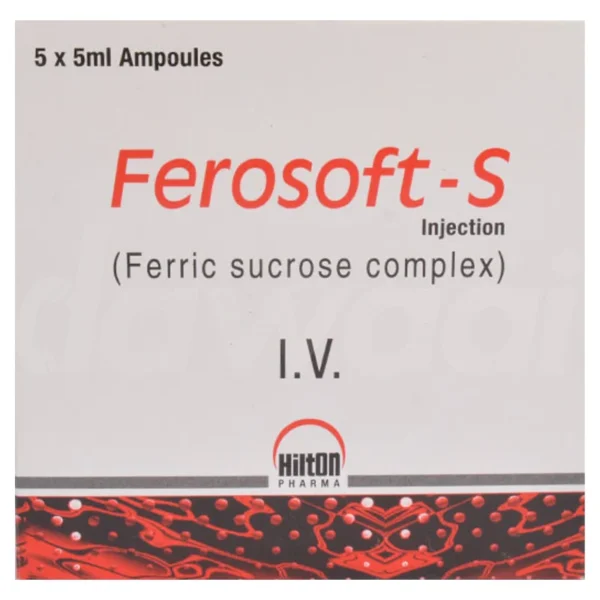 Ferosoft-S Iv Injection 100Mg