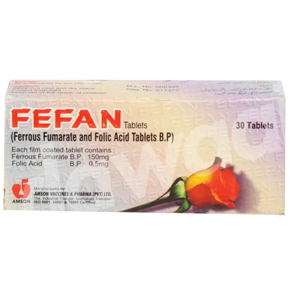 Fefan Tablets 150Mg+0.5Mg