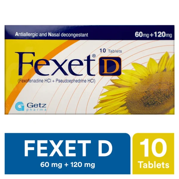 Fexet-D Tablets 60Mg+120Mg