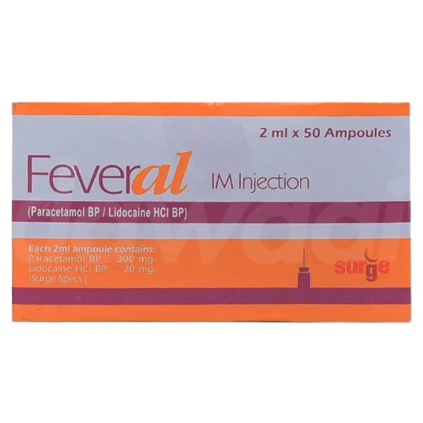 Feveral 300Mg/20Mg Injection IM