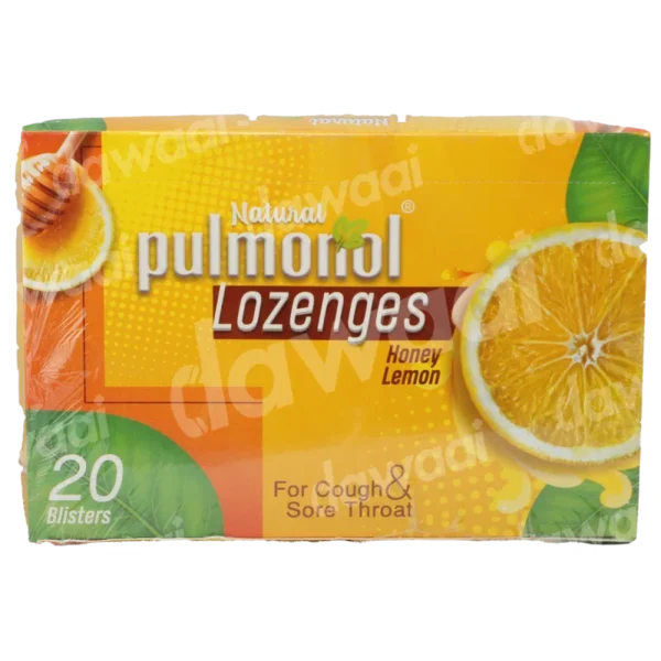 Pulmonol Flavour Honey & Lemon Lozenges