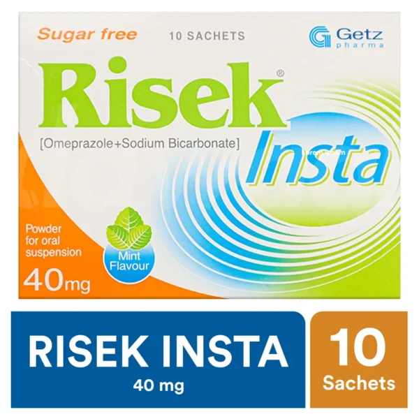 Risek Insta Sugar Free Sachets 40Mg