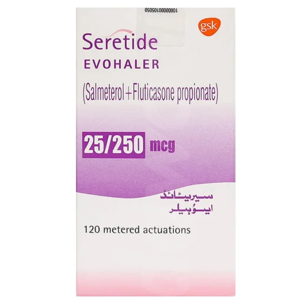 Seretide Evohaler Inhaler 25/250Mcg