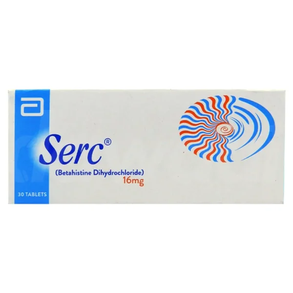 Serc Tablets 16Mg