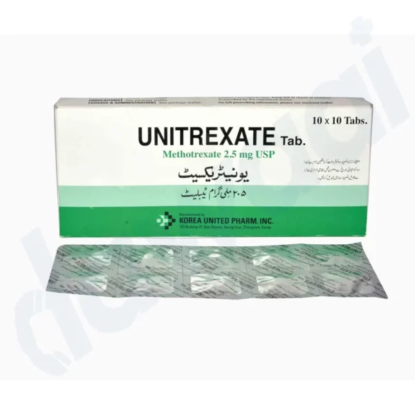 Unitrexate Tablets 2.5Mg