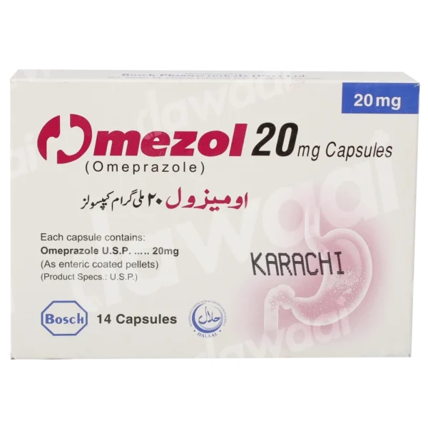 Omezol Capsules 20Mg