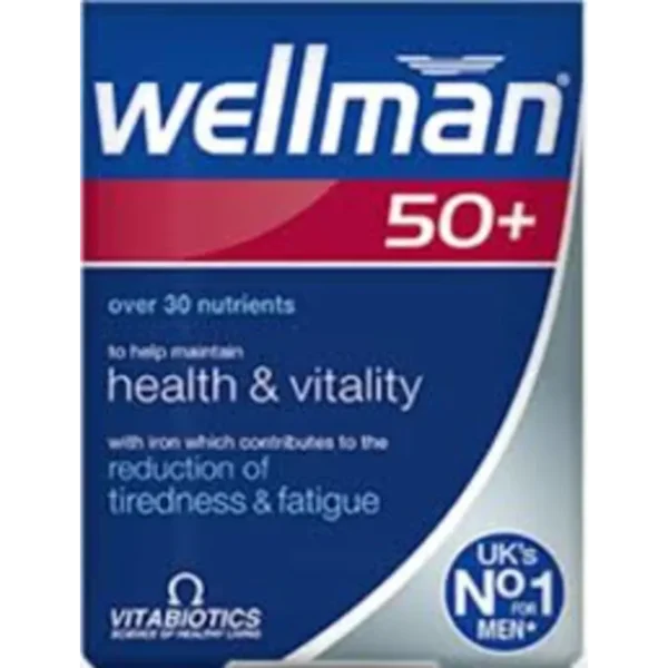 Vitabiotics Wellman 50 Plus Tablets