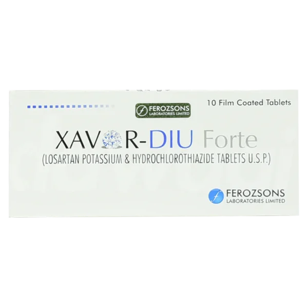 Xavor-Diu Forte Tablets 100Mg/25Mg