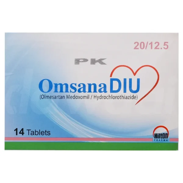 Omsana-Diu Tablets 20Mg/12.5Mg