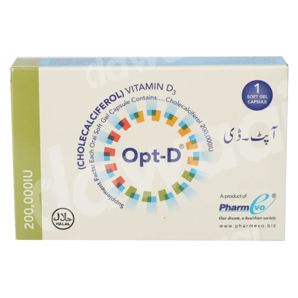 Opt-D Capsules 200,000Iu