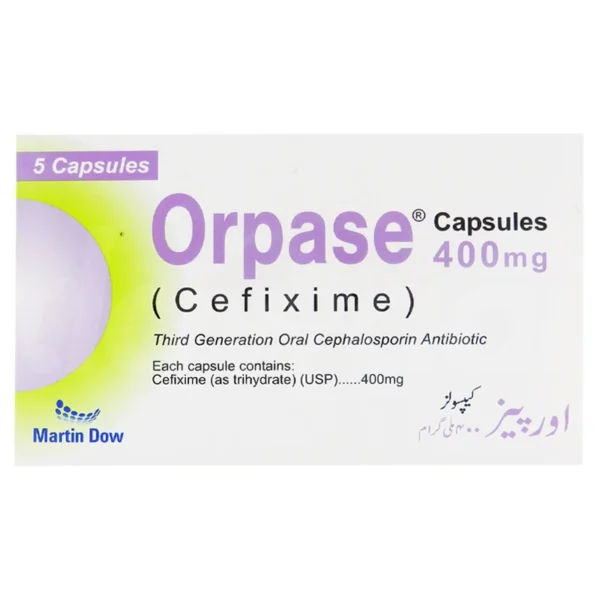 Orpase Capsules 400Mg